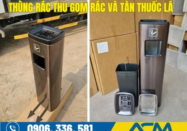 Thùng Rác Inox Đạp Chân Văn Phòng Cao Cấp – Giải Pháp Giữ Không Gian Làm Việc Luôn Sạch Đẹp - 1