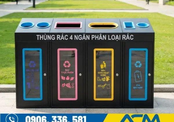thung rac 4 ngan phan loai rac (4)